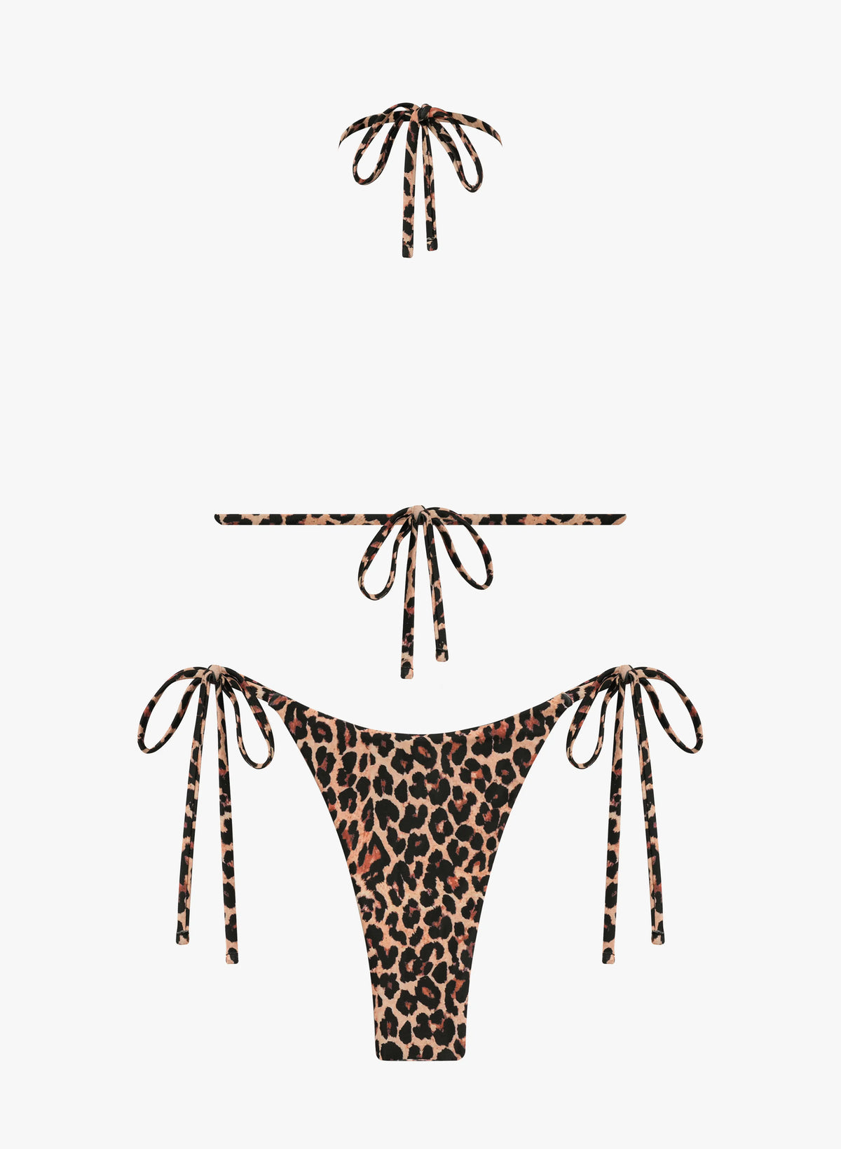 Ensemble bikini à pois 3 pièces avec short