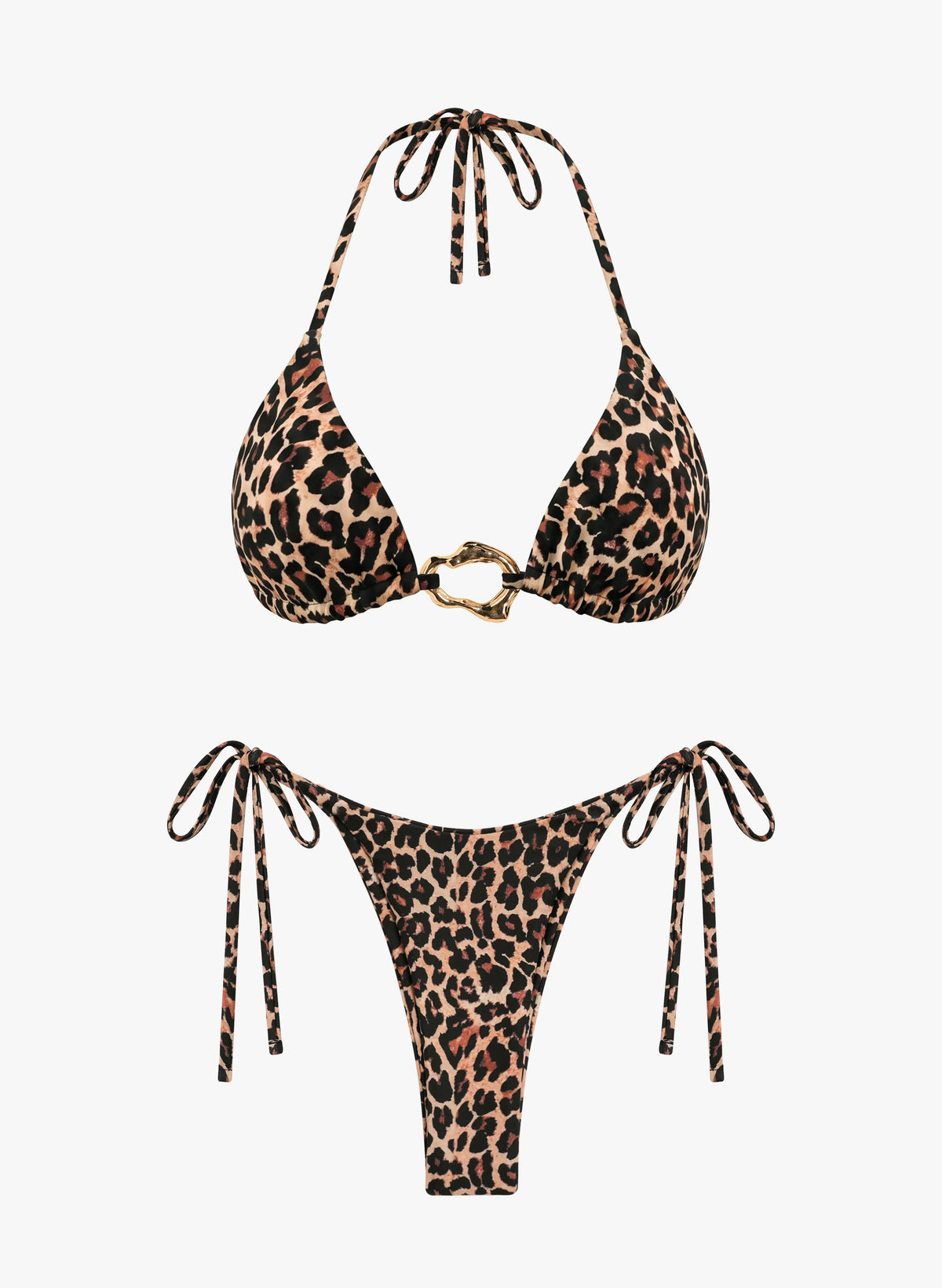 Ensemble bikini à pois 3 pièces avec short