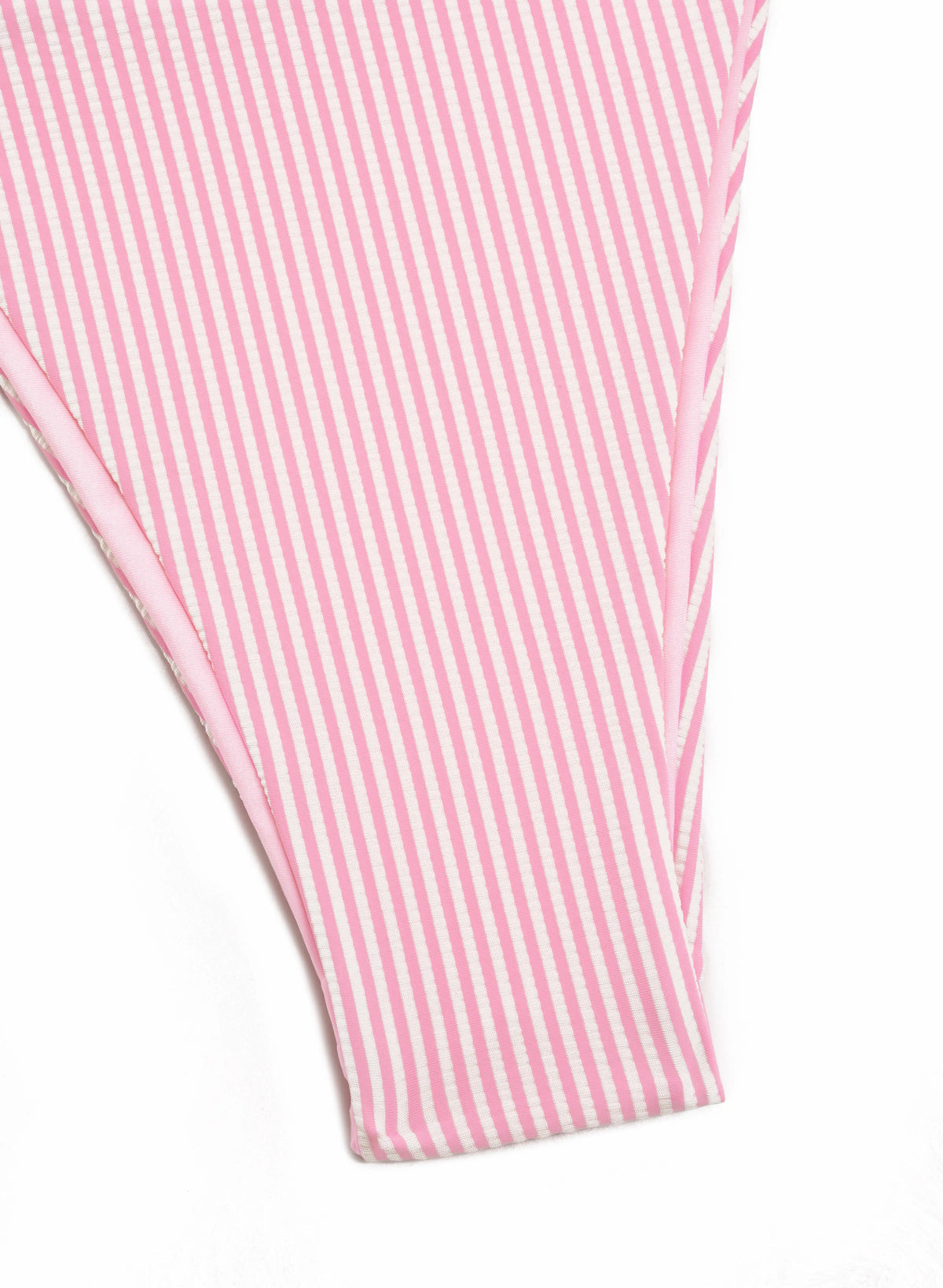 Zara Crinkle Stripe Halter Side Tie Bikini Set