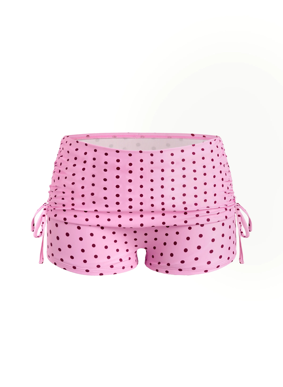 Ensemble bikini à pois 3 pièces avec short