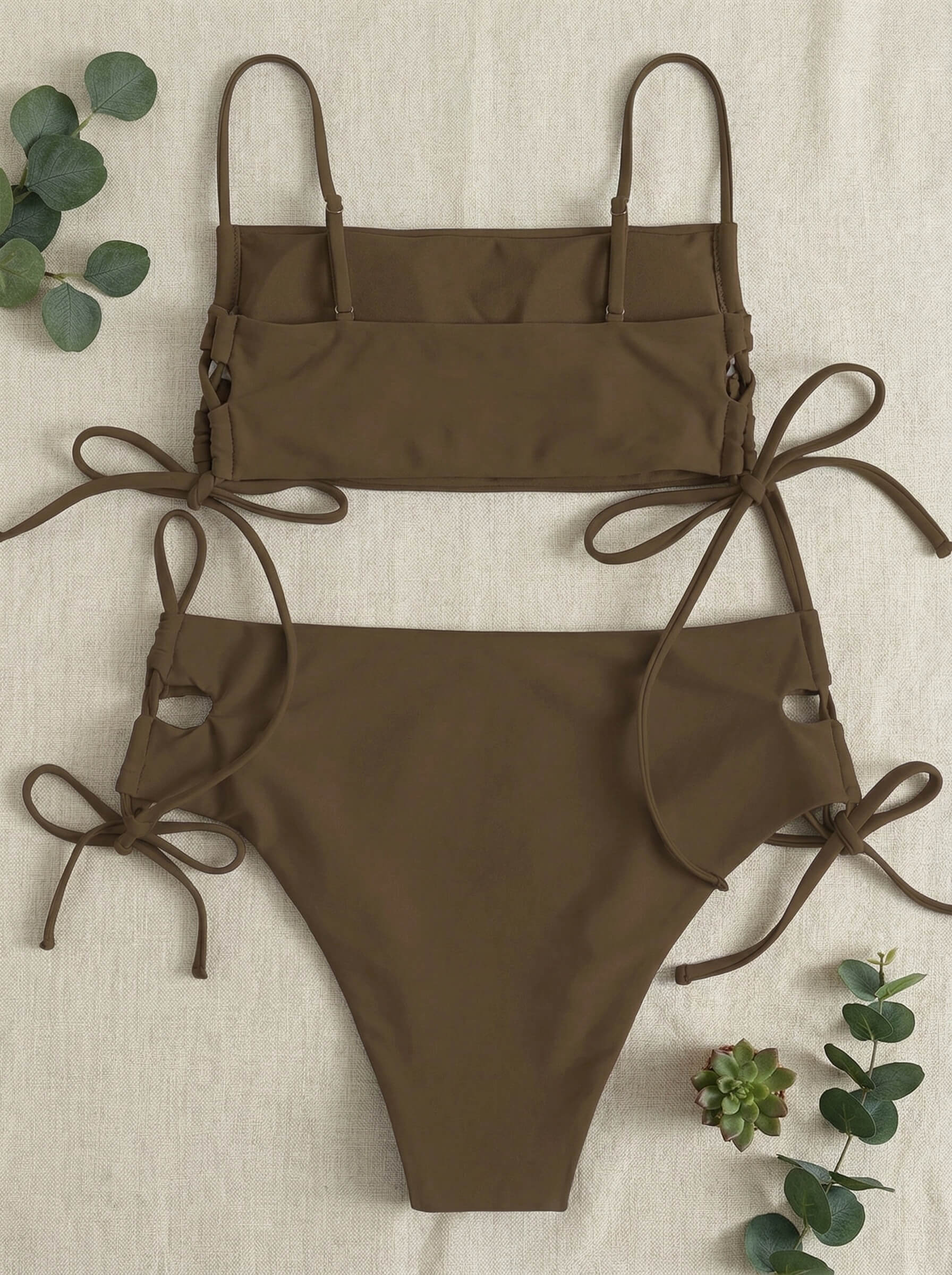 Drawstring Side Bikini Set | Beacheers