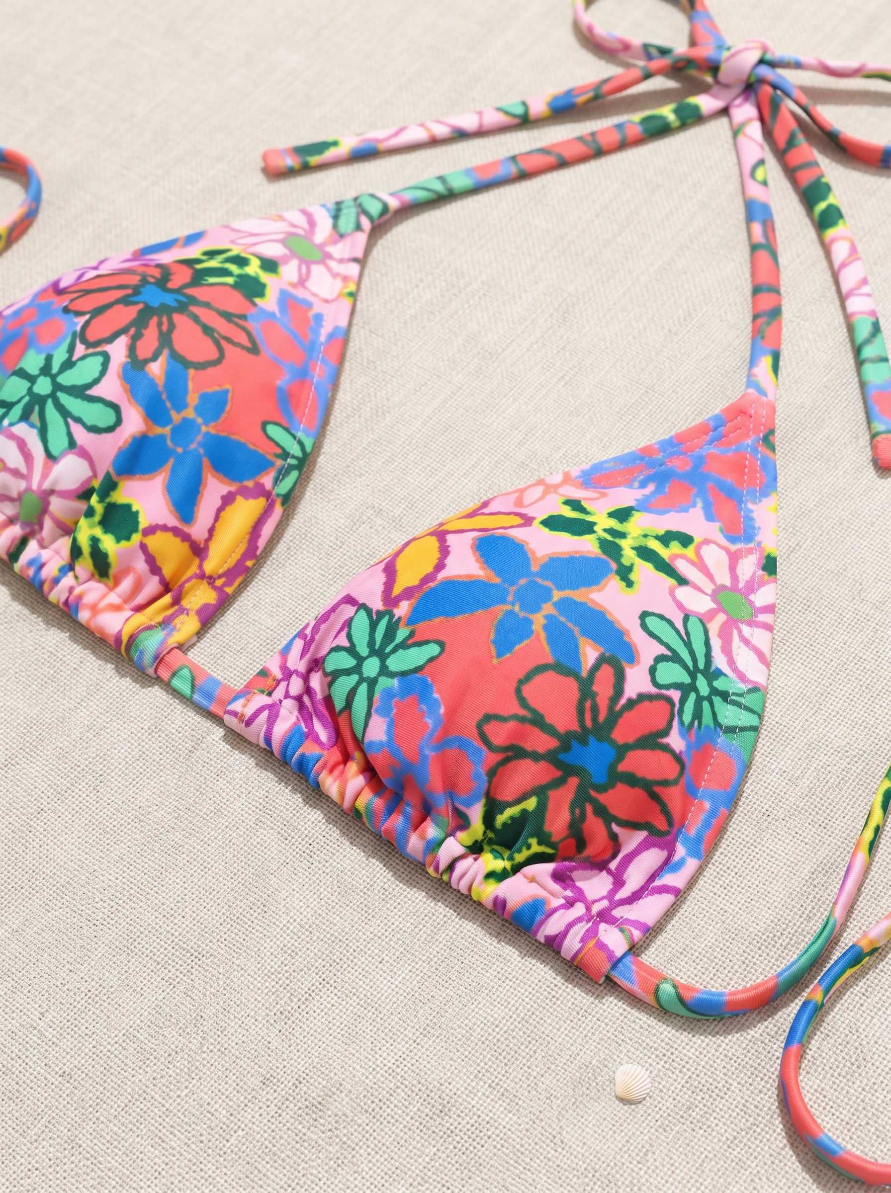 floral-print-halter-neck-tie-up-two-pieces-bikini-set– Beacheers