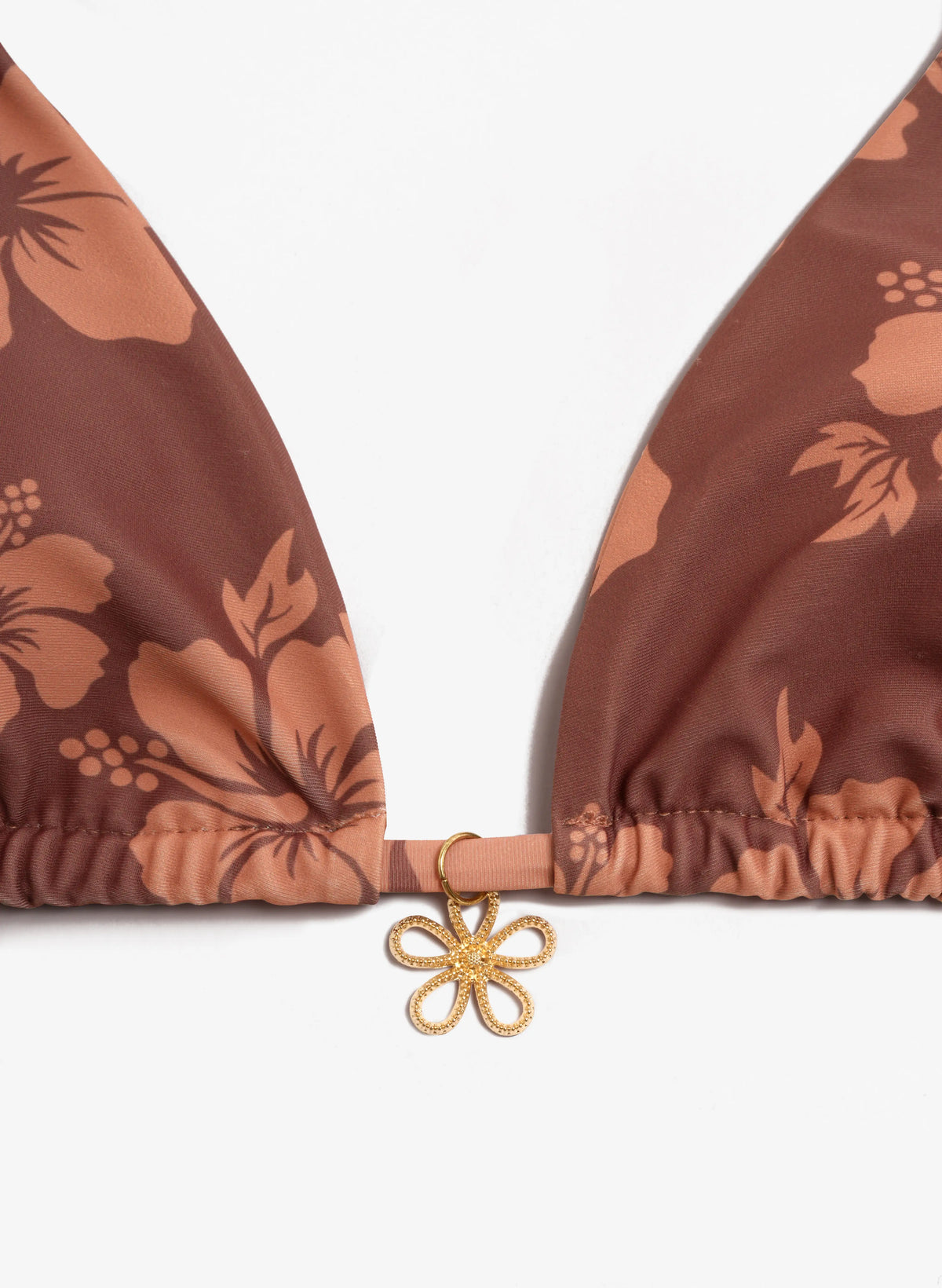 Floral Print Triangle Tie Side 2 Piece Swimsuit | Beacheers