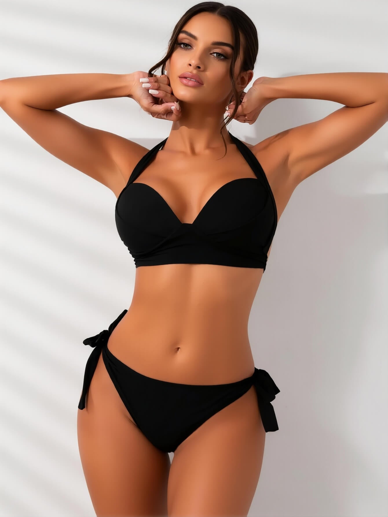 Halter Push Up Two-Piece Bikini Set | Beacheers