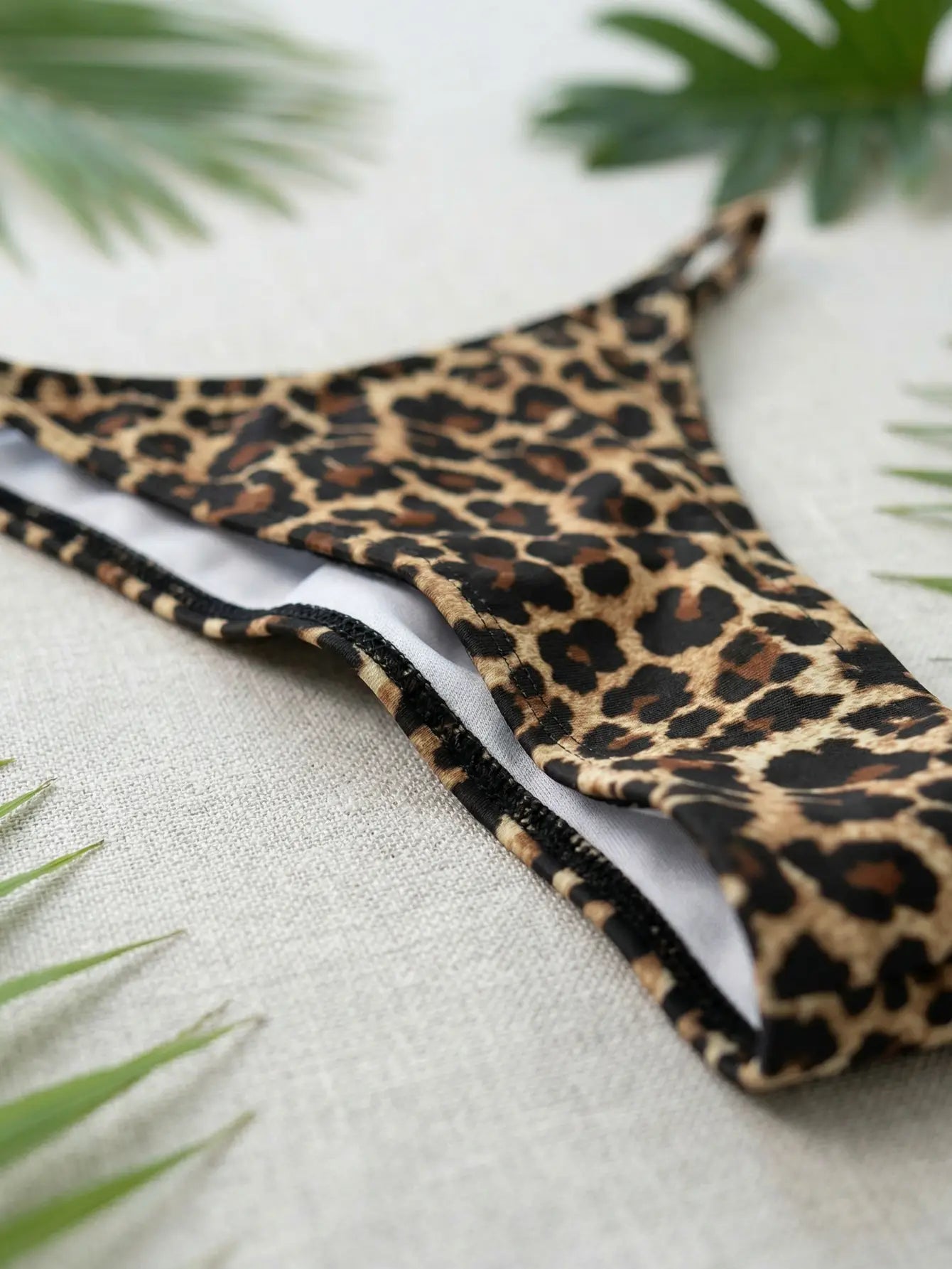 Leopard Print 3-Piece Bikini Sets