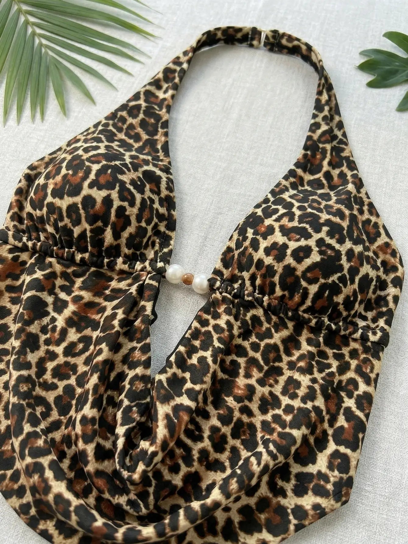 Leopard Print 3-Piece Bikini Sets