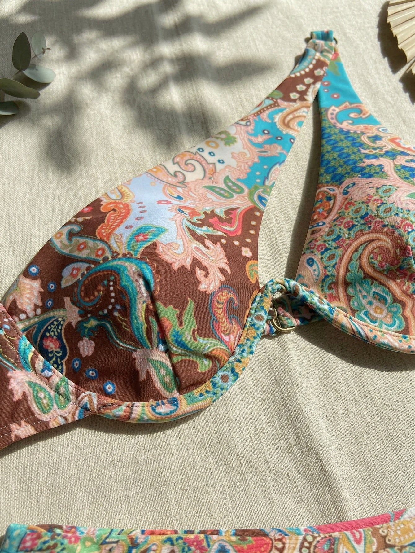 Paisley Print Underwire Bikini Set | Beacheers