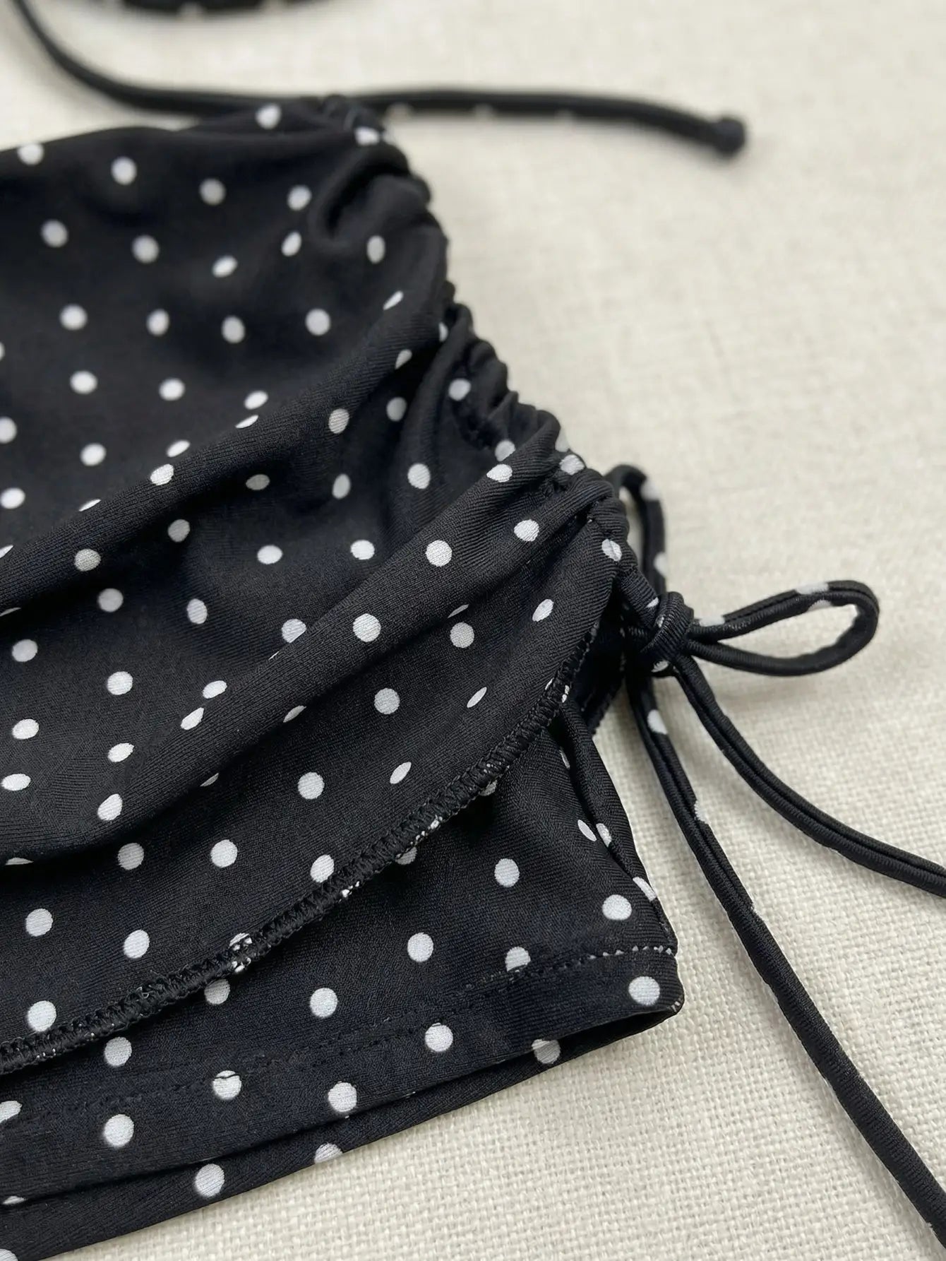 Polka Dot Bikini Set with Shorts 3 Piece Swimsuit