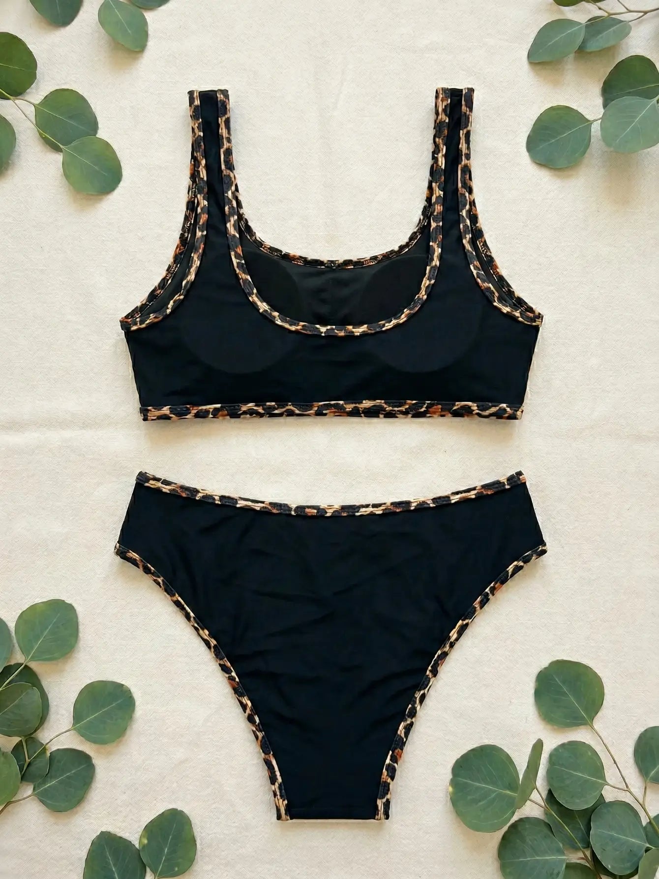 Solid Color Casua Bikini Sets