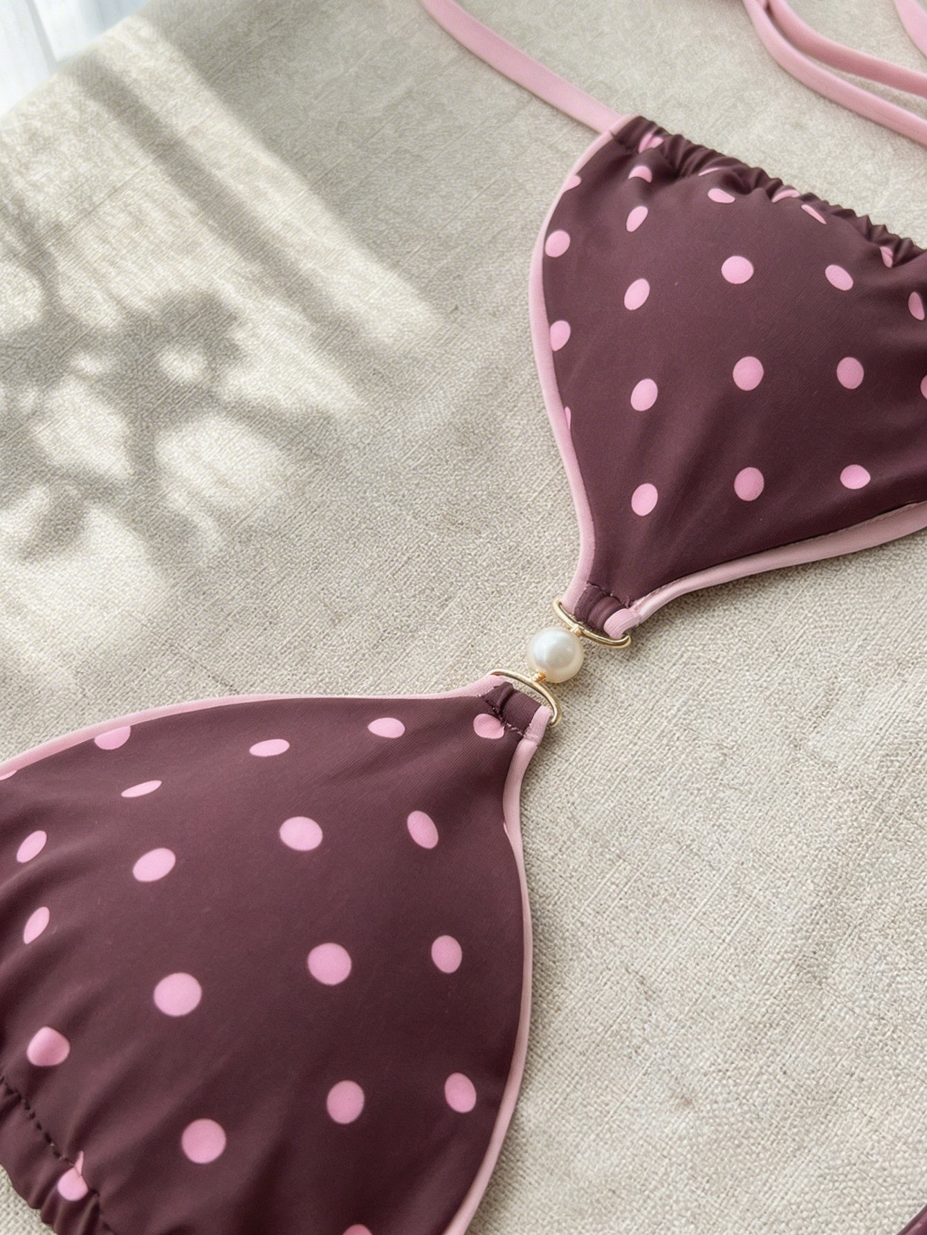 Tie Side Polka Dot Bikini| Beacheers