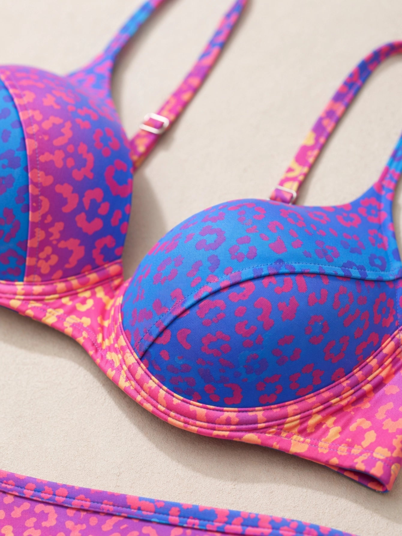 2pcs Sexy Leopard Print Push-Up Padded Bikini Set| Beacheers