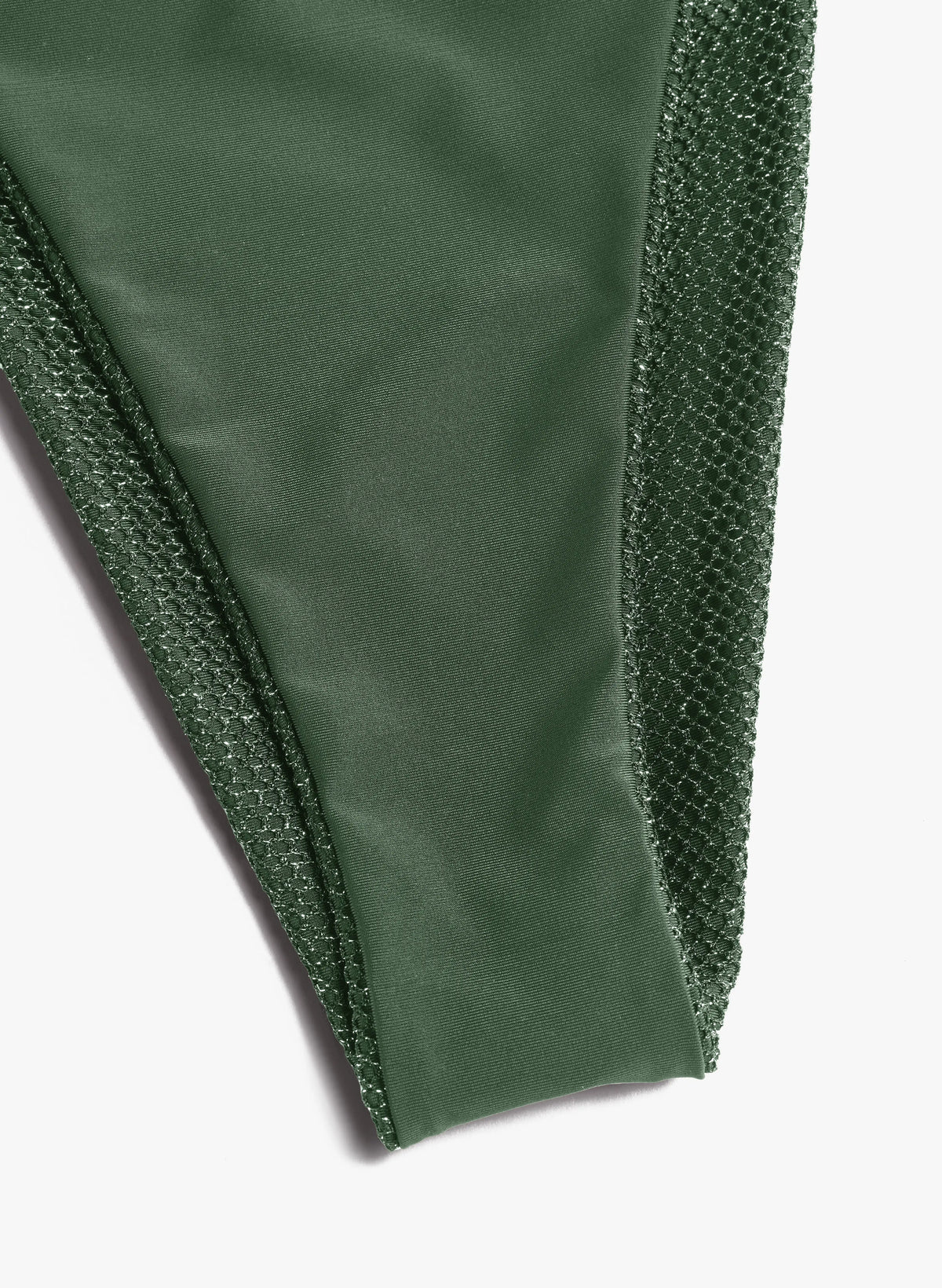 Amalfi Crinkle Triangle Tie Bikini Set - Sage Emerald