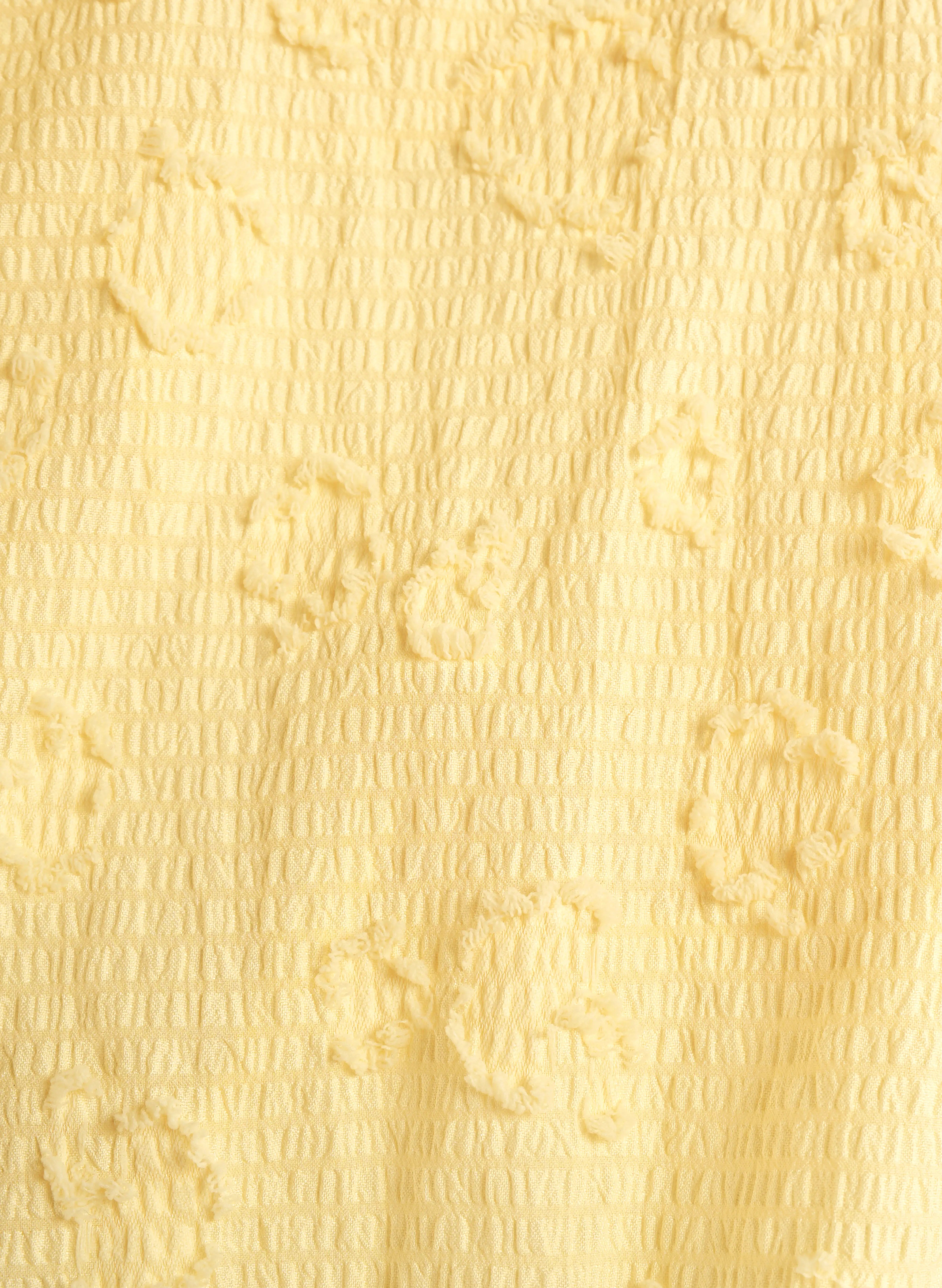 Amalfi Textured Halter Tankini Set - Butter Yellow