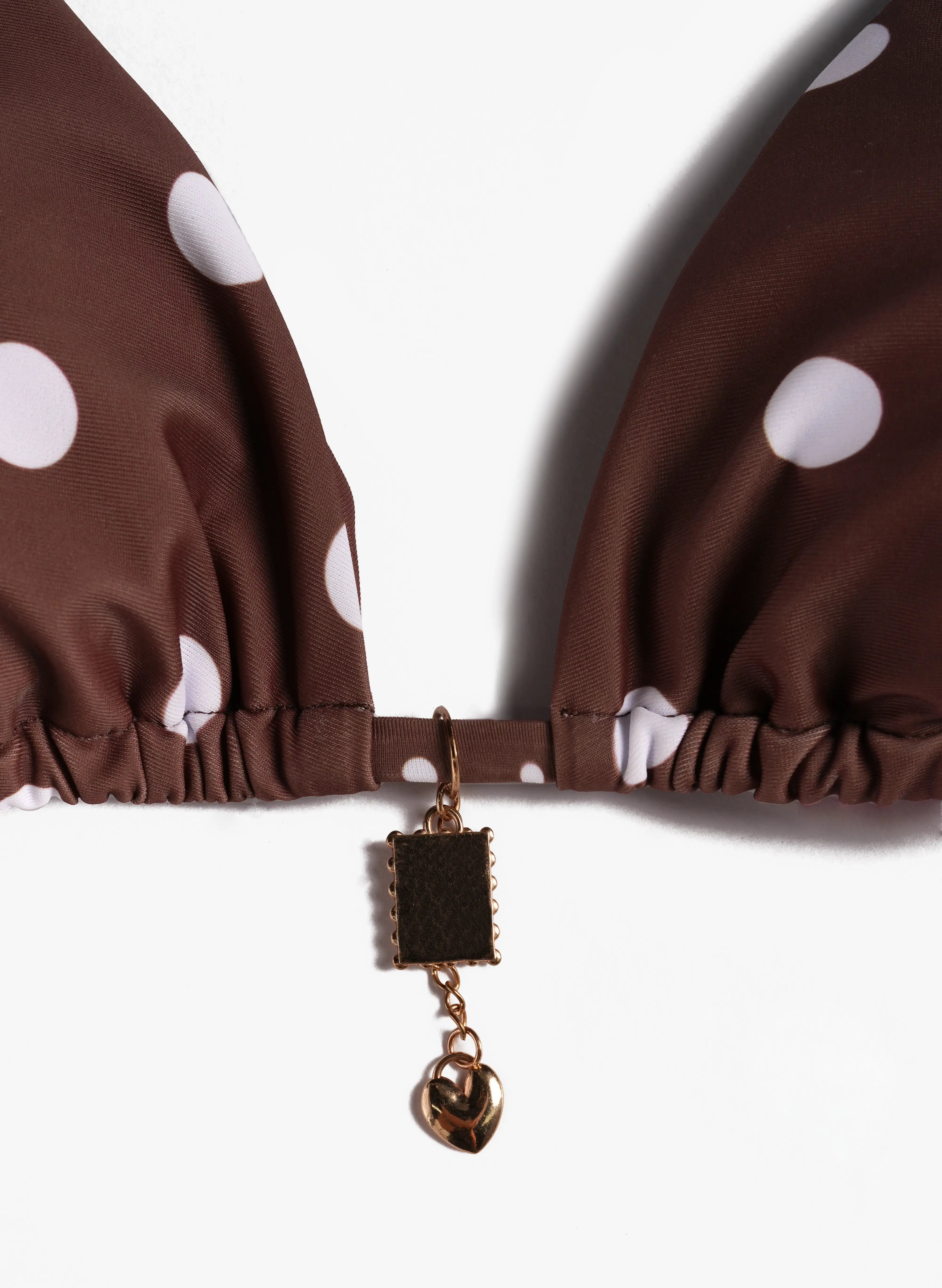 Polka Dot High Cut Bikini-Influencer select