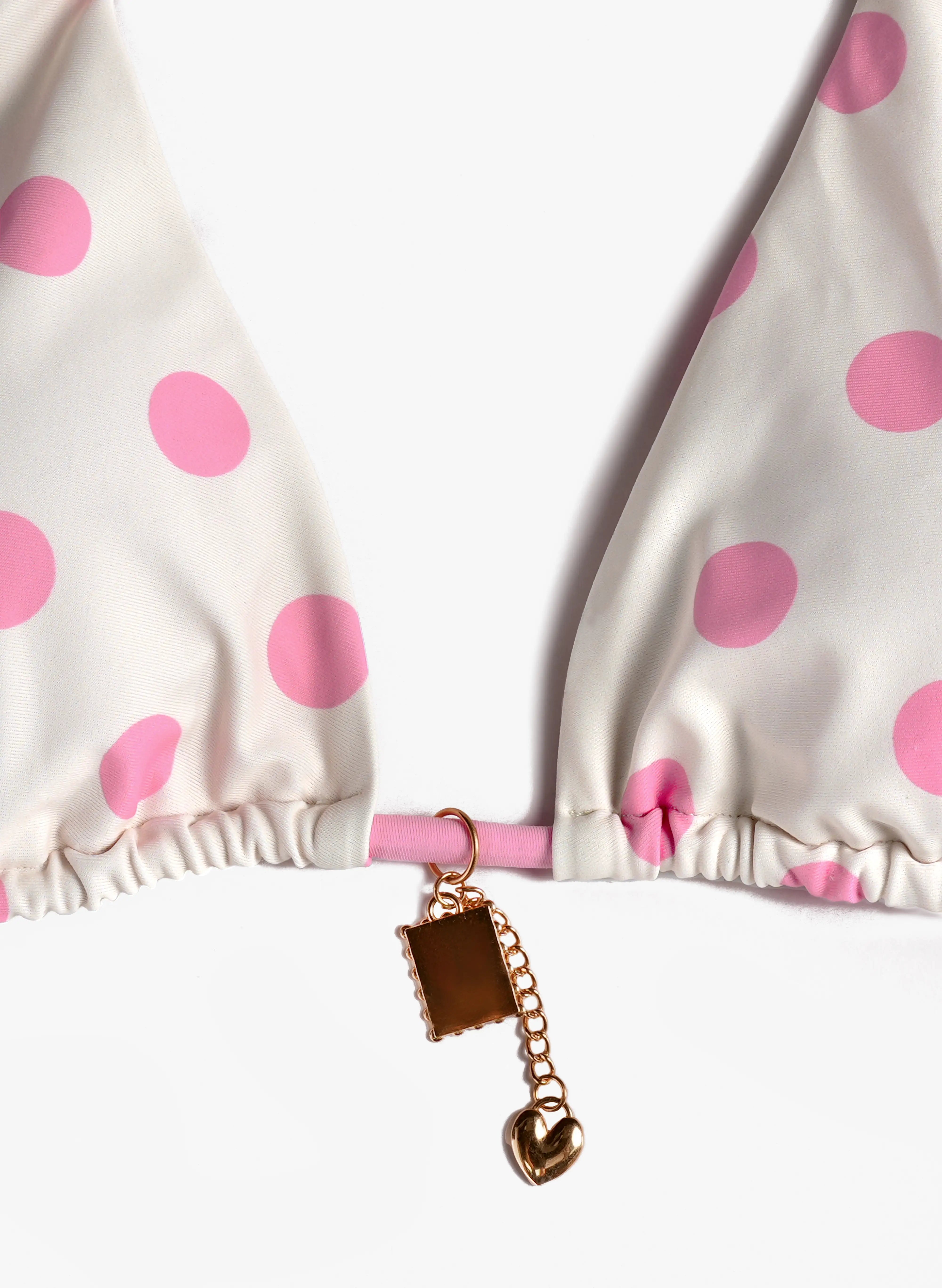 Polka Dot High Cut Bikini-Influencer select