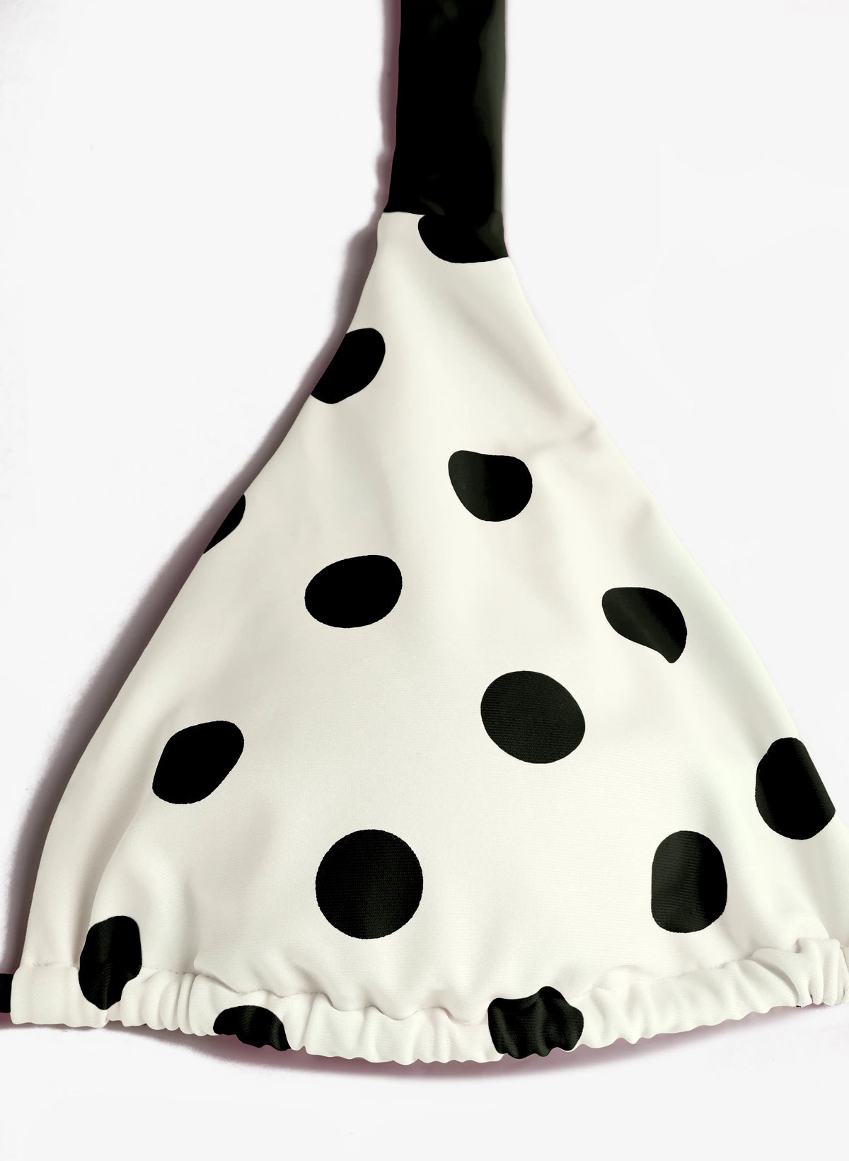 Black & White Polka Dot High Cut Bikini | Beacheers