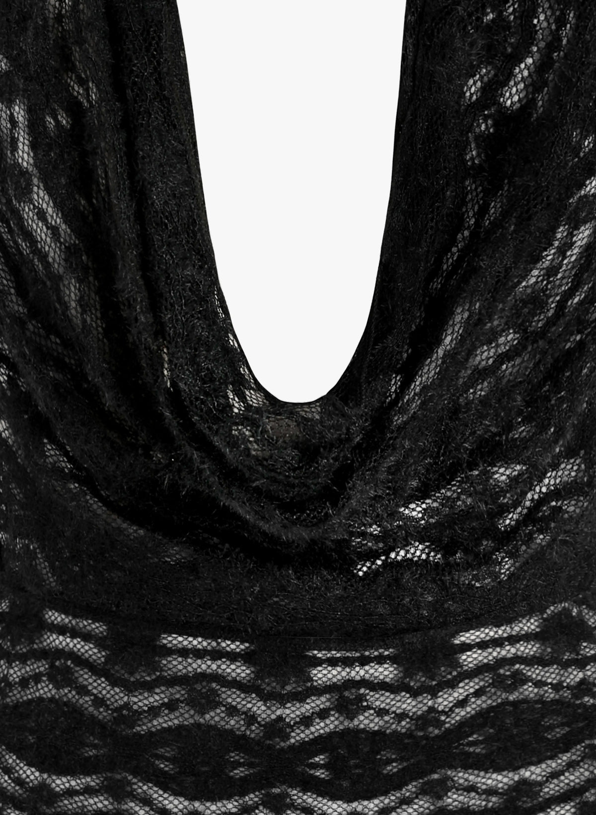 Capri Black Lace Halter Mini Cover Up