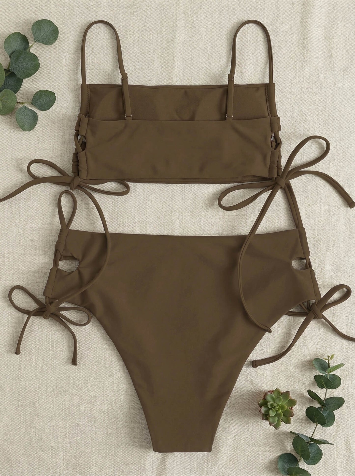 Drawstring Side Bikini Set | Beacheers
