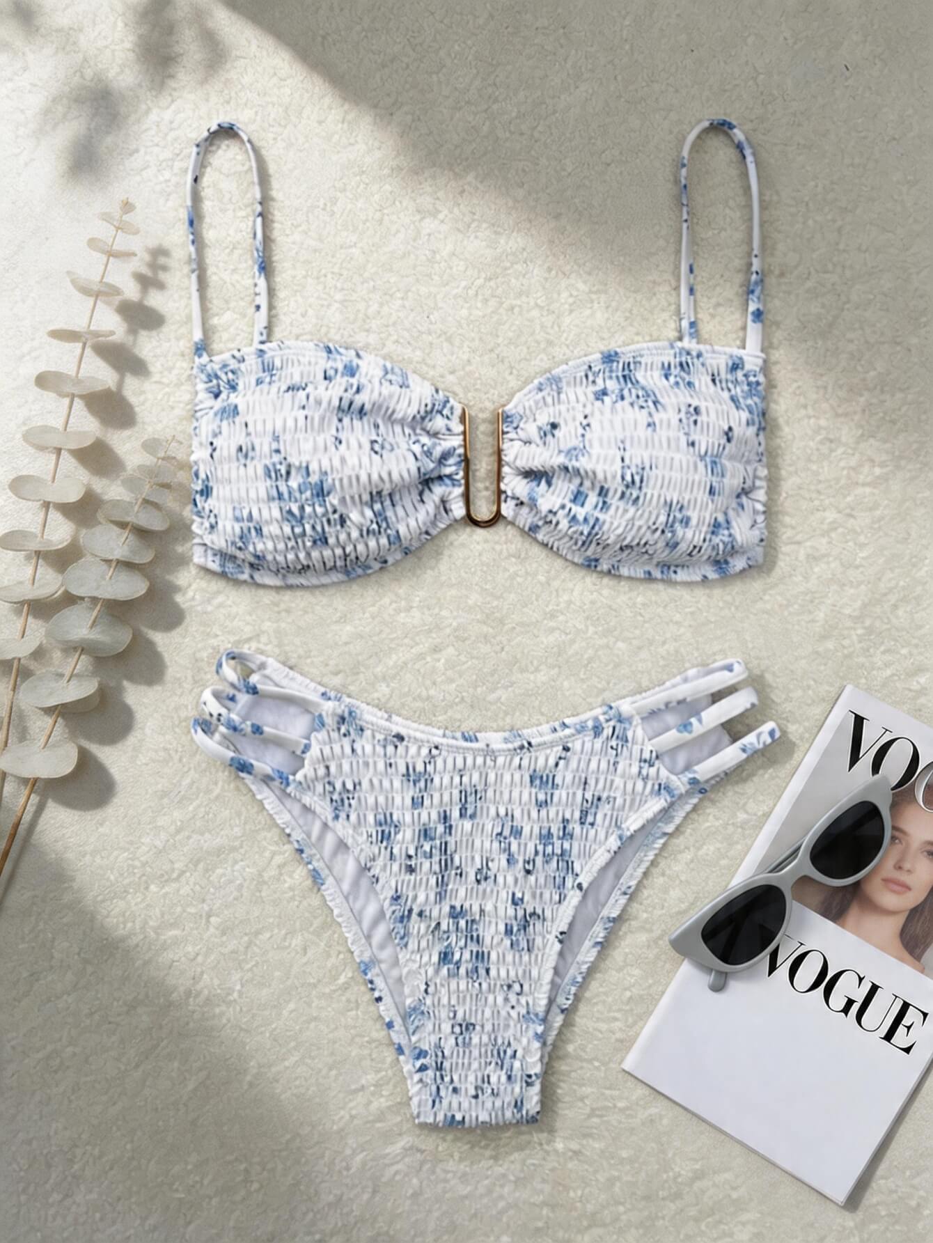 Floral Print 2 Piece Bikini Set | Beacheers