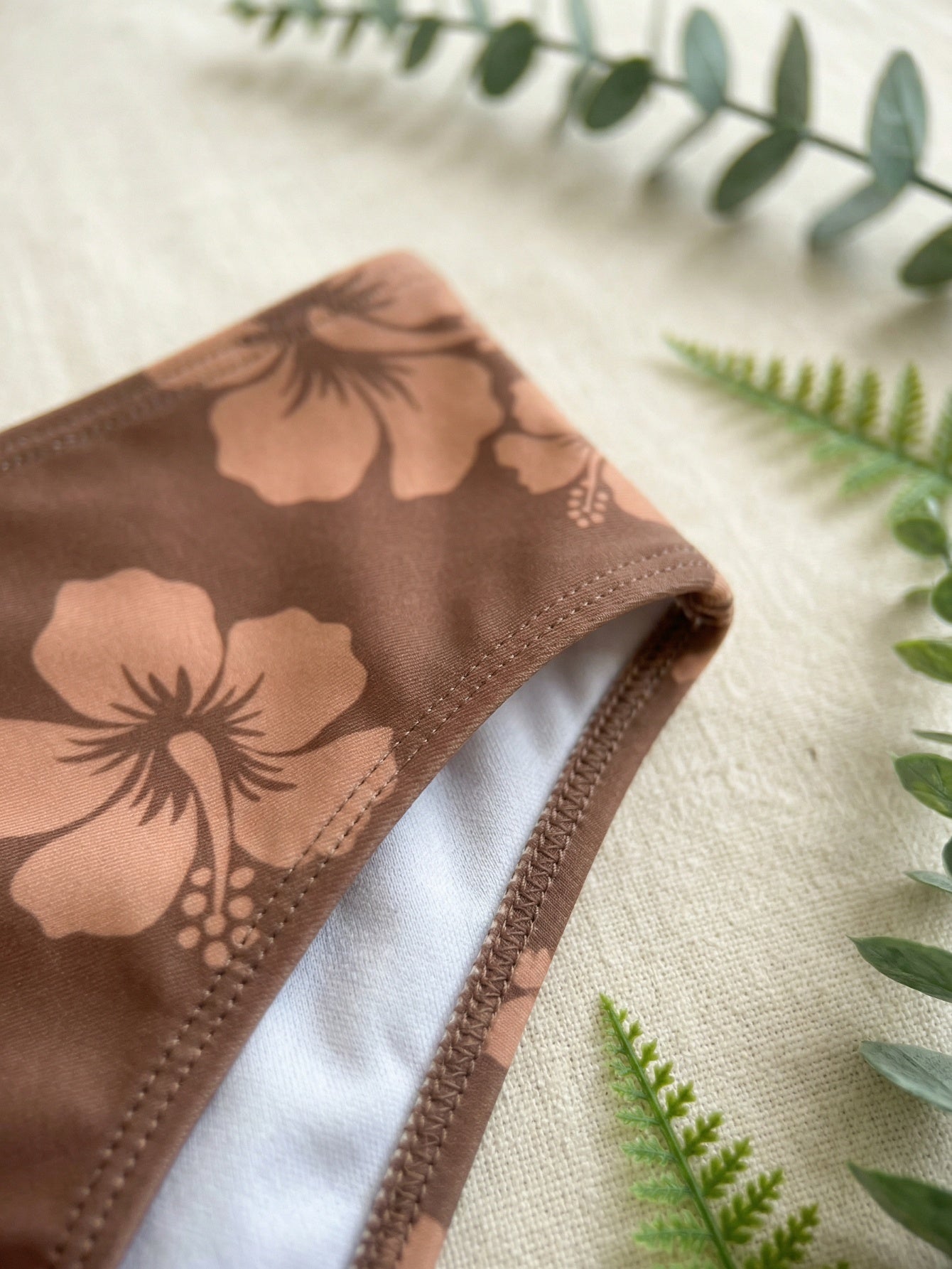 Floral Print Bandeau Adjustable Straps 2 Piece Bikini Set | Beacheers