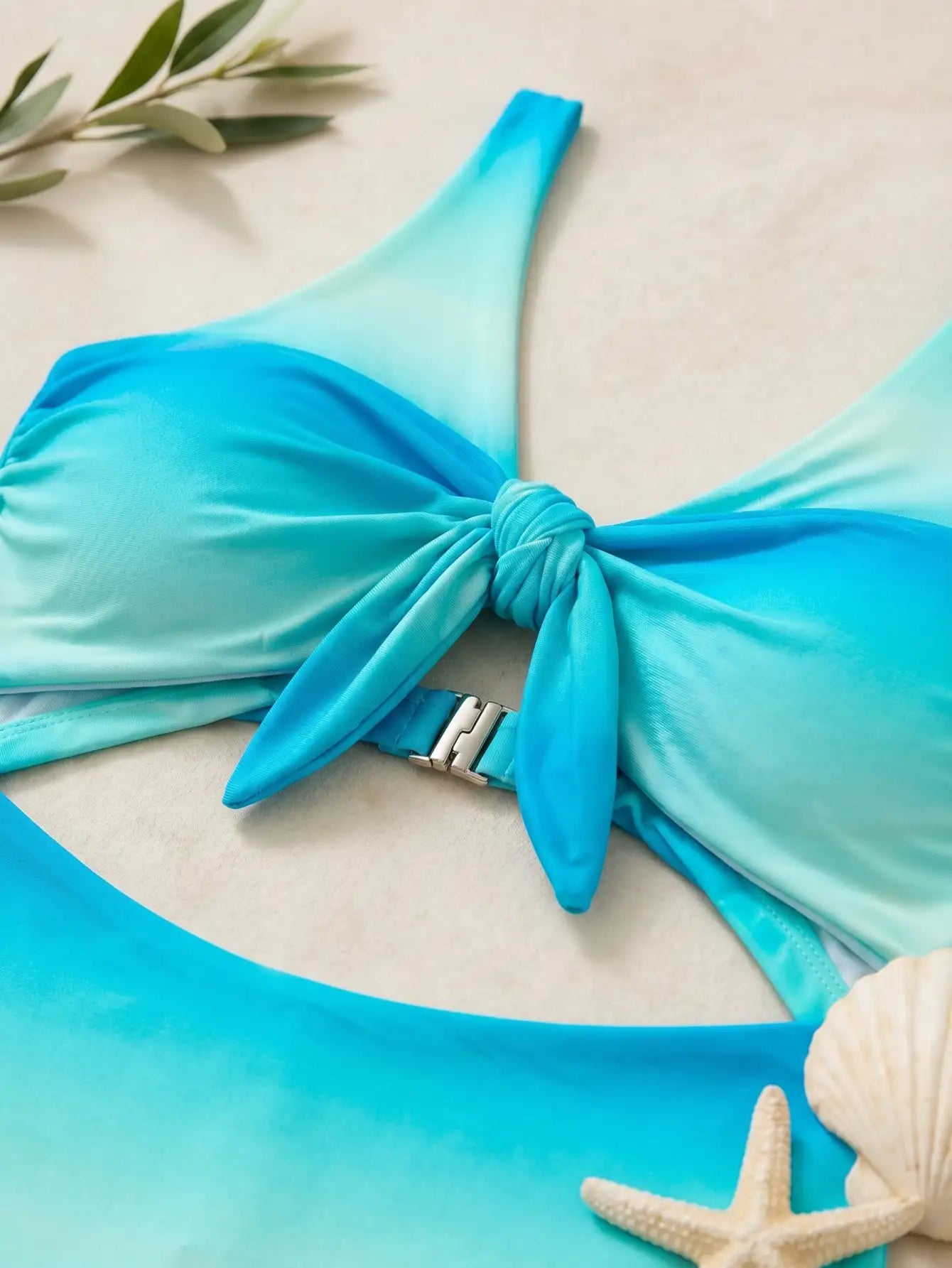Ibiza Gradient Cutout One-Piece Swimsuit - Ocean Breeze