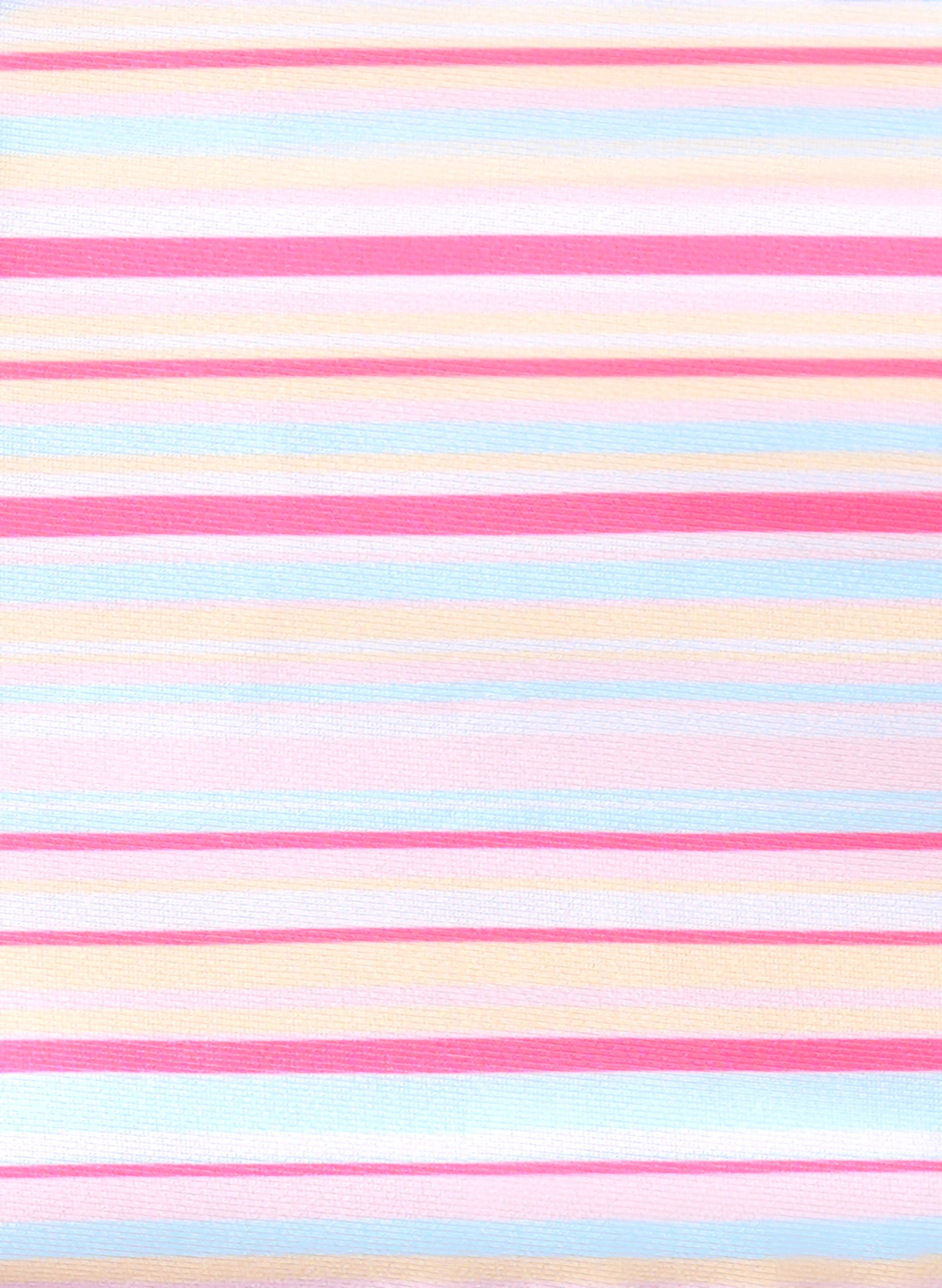 Lola Striped Halter Bikini Set - Rainbow