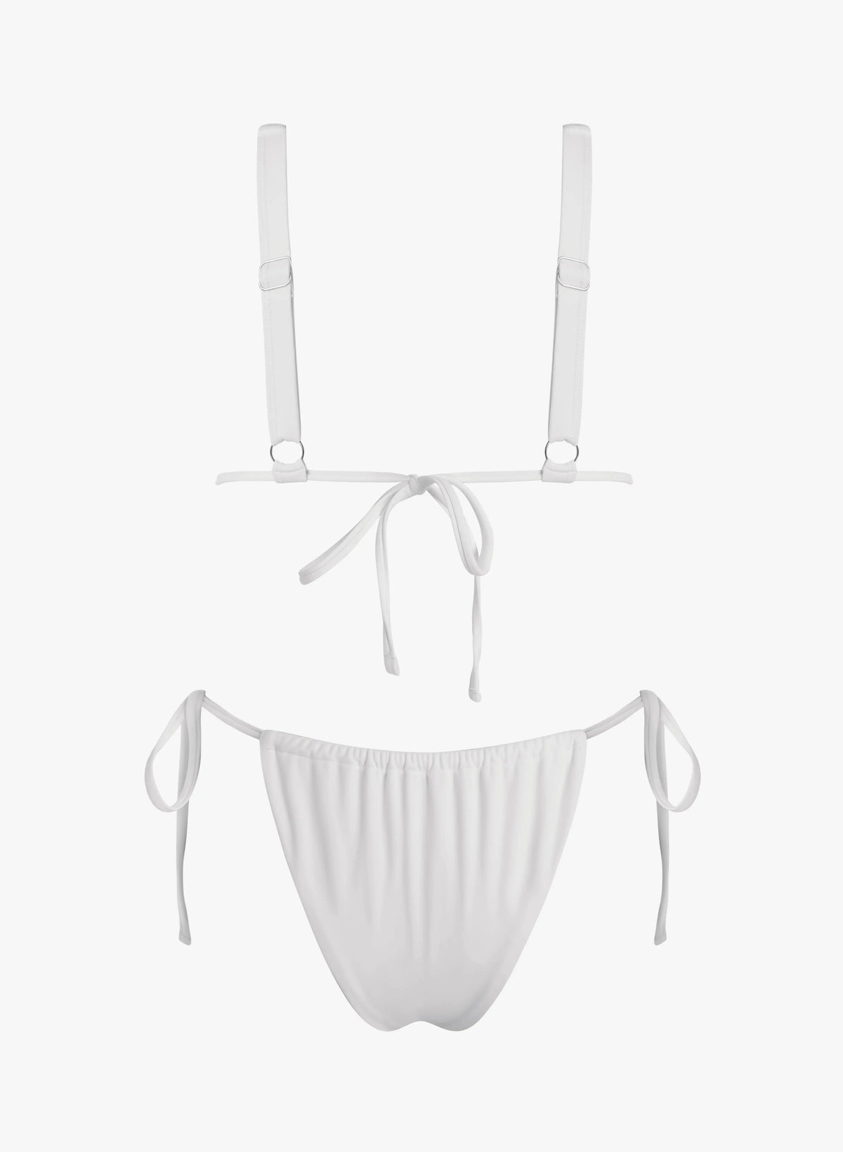 Metal Ring Triangle Two-Piece Bikini Set | Beacheers