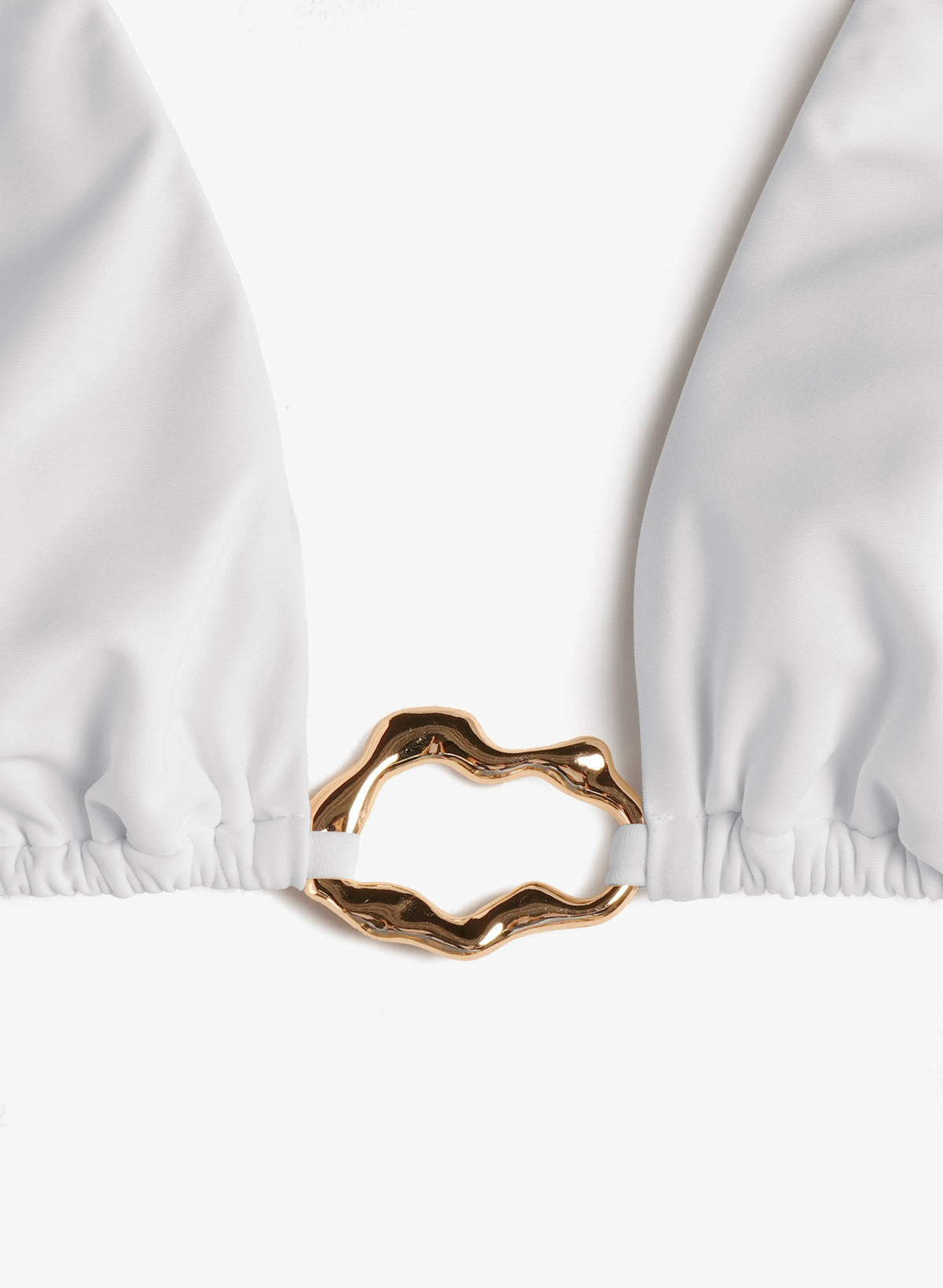 Metal Ring Triangle Two-Piece Bikini Set | Beacheers