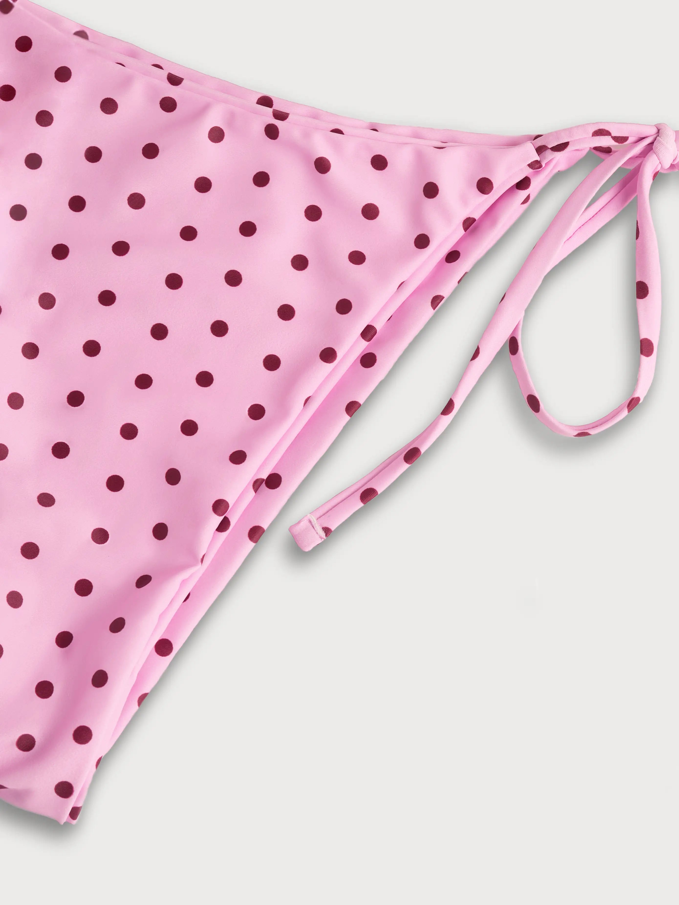 Polka Dot Bikini Set with Shorts 3 Piece Swimsuit