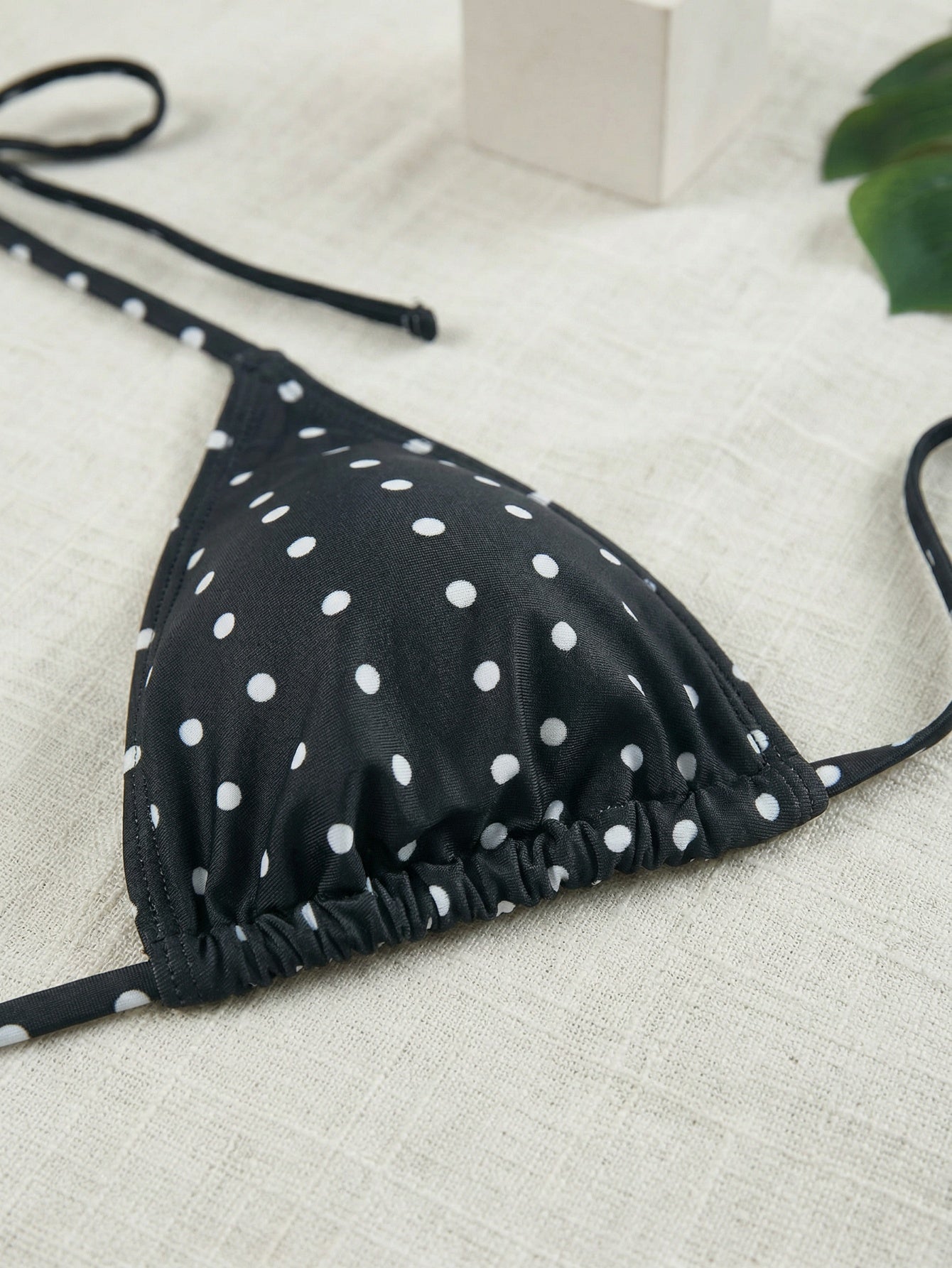 Sexy Halter Polka Dot Two Piece Bikini Set | Beacheers