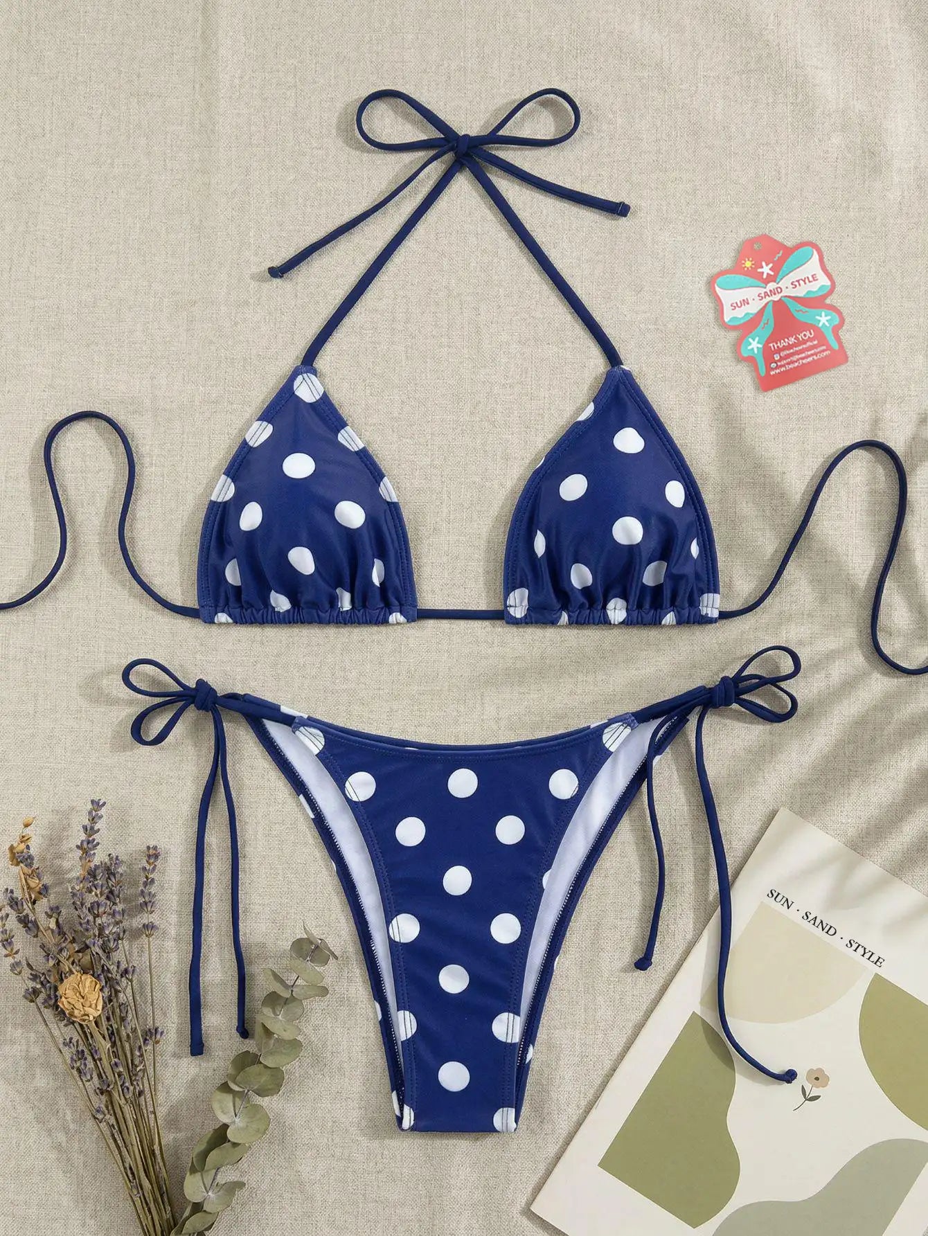 Retro Polka Dot Bikini