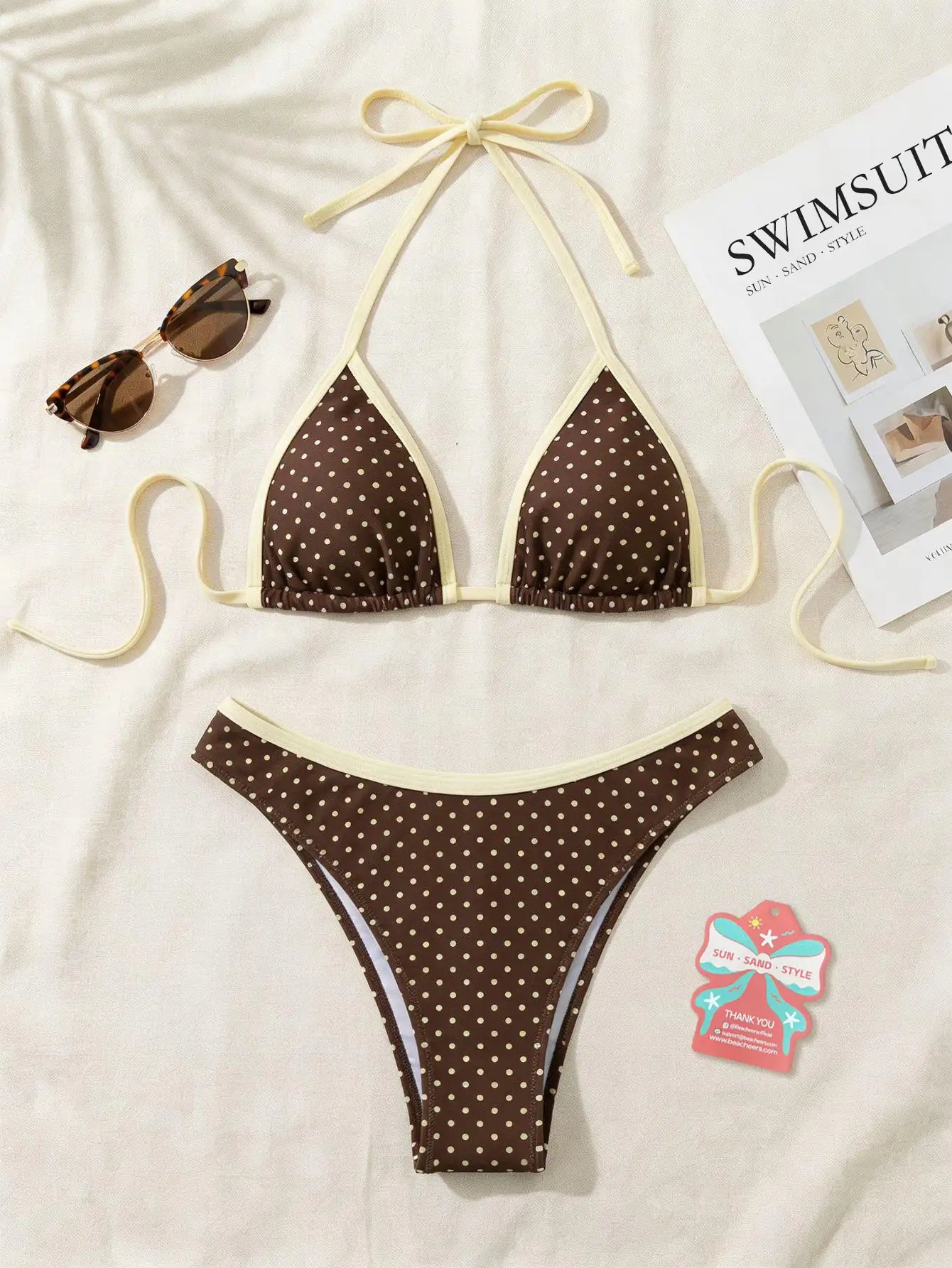 Retro Polka Dot Bikini