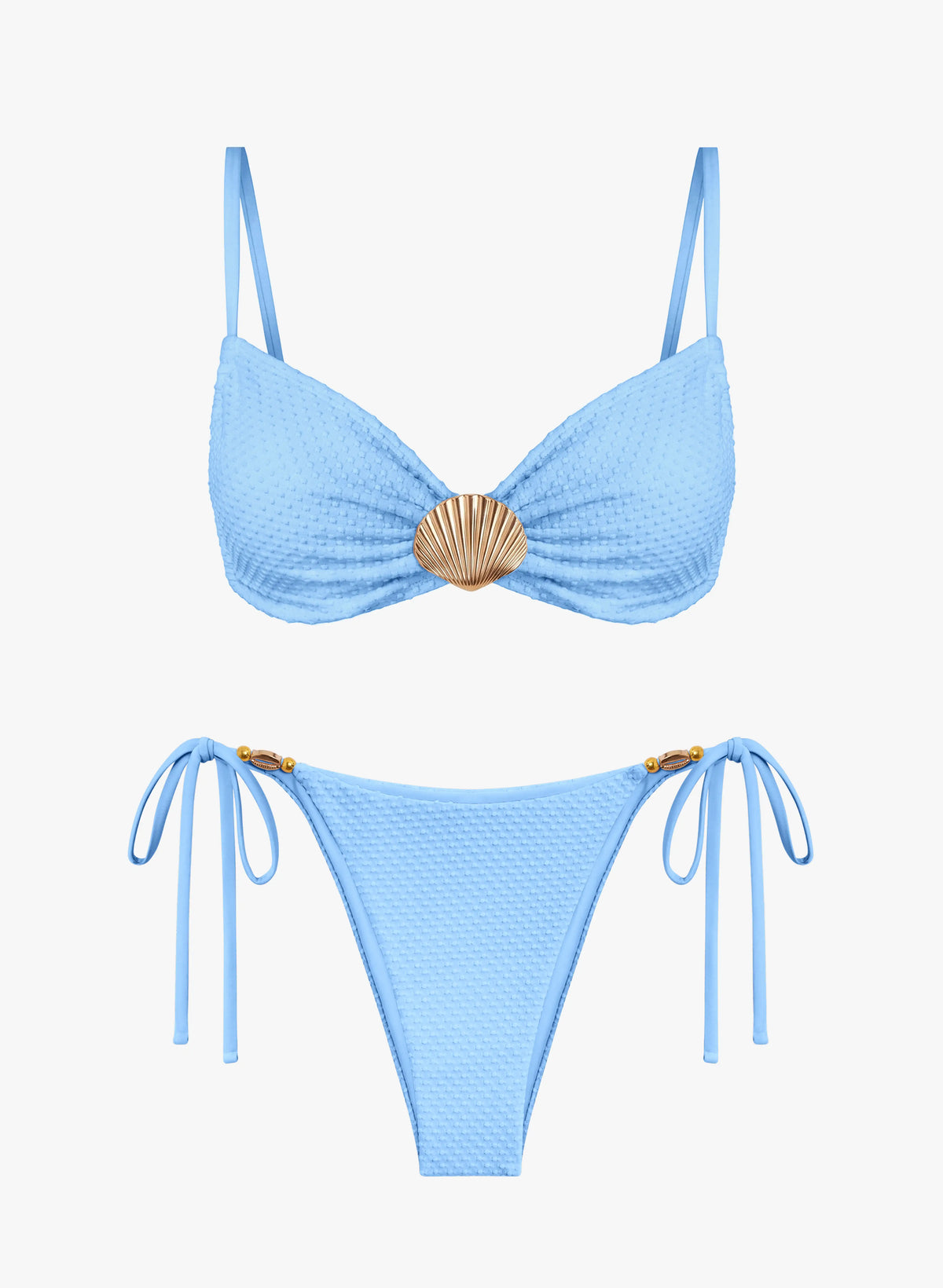 Maren Shell Textured 3 Piece Set