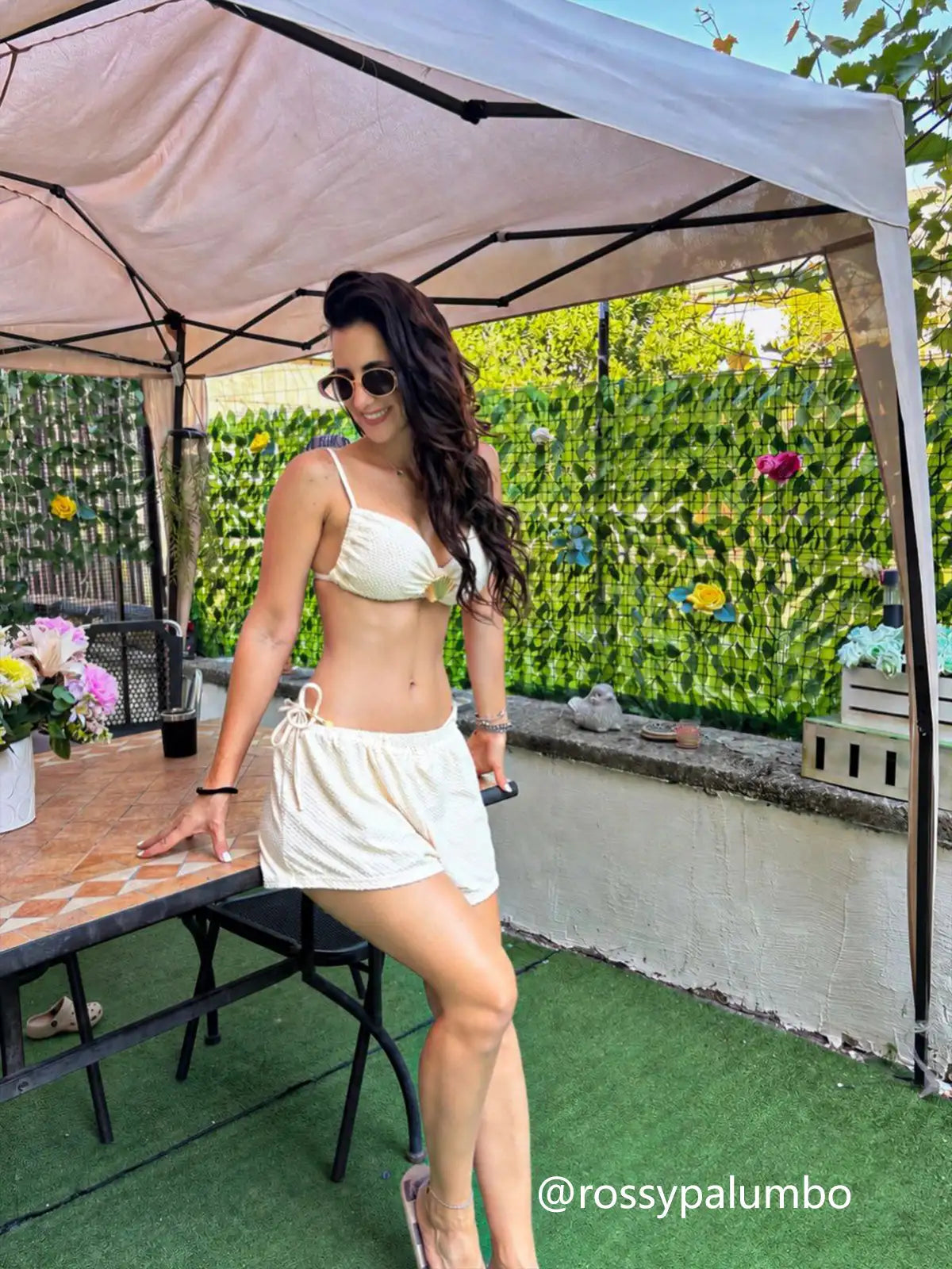 Lira Shell Bubble Textured 3 Piece Swimsuit
