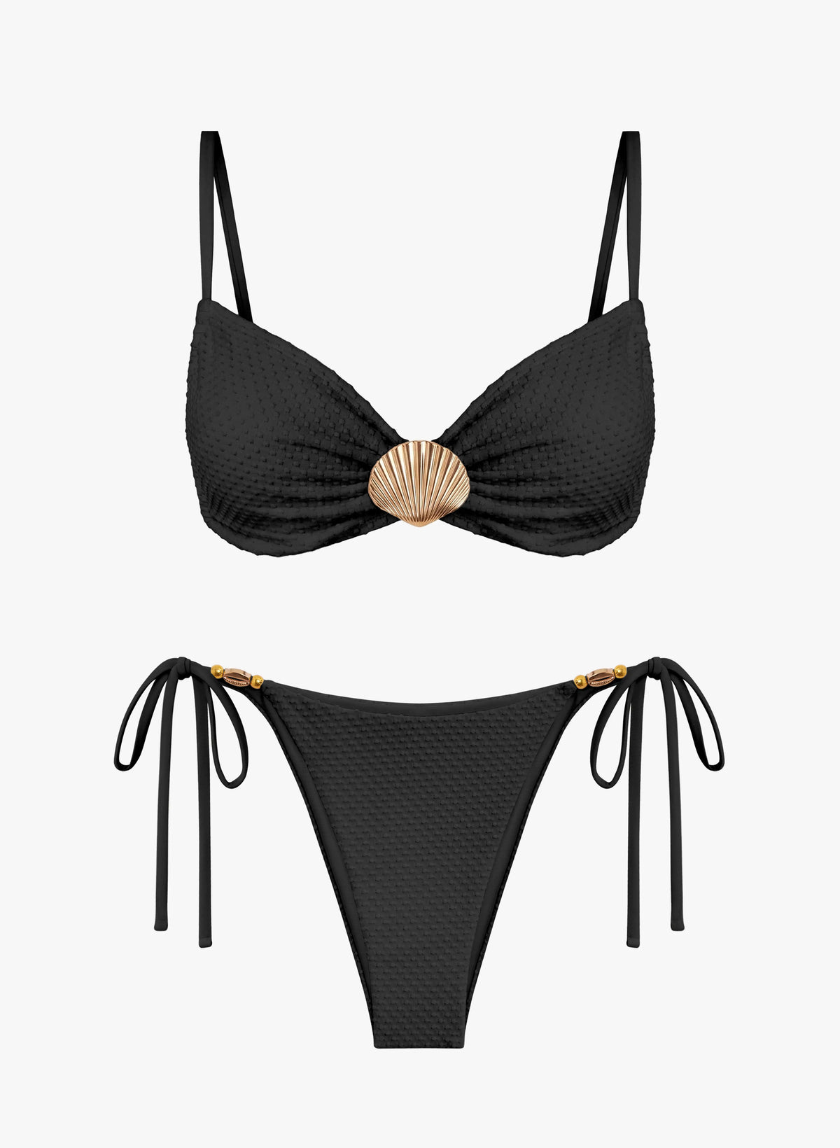 Shell Textured 3 Piece Set